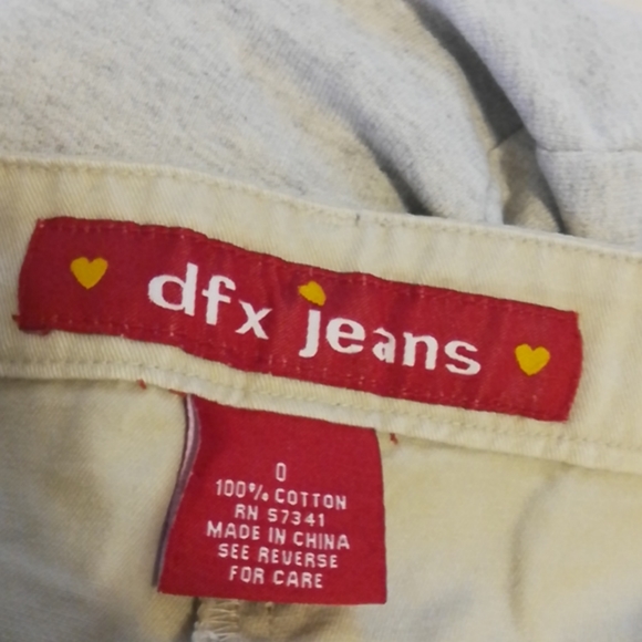 dfx jeans Size 0 tan color - Picture 6 of 6